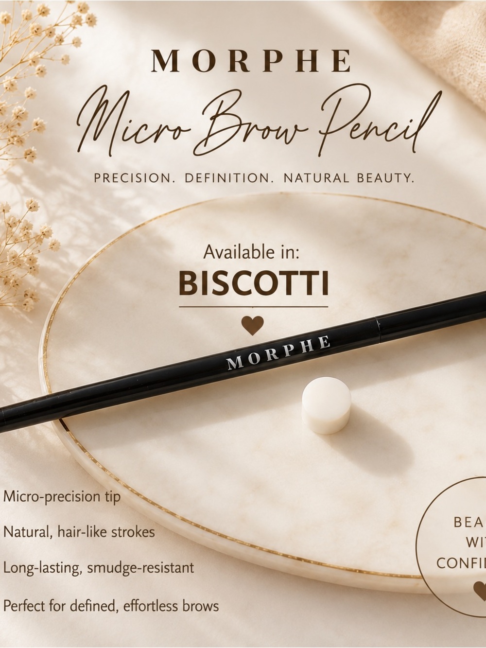 5/25 ✨✨ Morphe Micro Brow Pencil — Biscotti